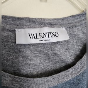 Valentino Color Block 100% Cotton Tshirt